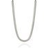 Anne Klein Silver Colour Flat Chain Necklace