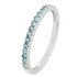 Revere Sterling Silver Blue Cubic Zirconia Stack Ring
