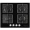 Russell Hobbs RH60GH402B Cast Iron Support Gas Hob - Black