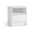 Argos Home New Malibu 1 Drawer Bedside Chest - White