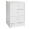 Argos Home Malibu White Gloss 3 Drawer Bedside Chest