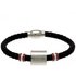 Stainless Steel and Leather ArsenalBracelet.