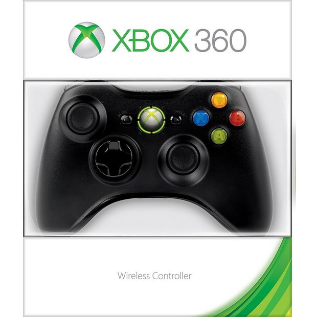 Buy Xbox 360 Official Wireless Controller Black at Argos.co.uk Your