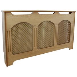 Argos Home Winterfold Large Radiator Cover - Oak Effect