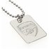 Silver Plated Arsenal Dog Tag & Ball Chain.