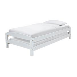 Argos Home Stakka II Guest Bed and 2 Mattresses - White