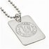 Silver Plated Chelsea Dog Tag & Ball Chain.