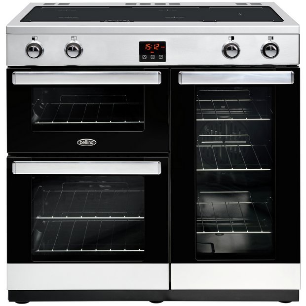 Buy Belling Cookcentre 90Ei Electric Range Cooker St Steel at Argos