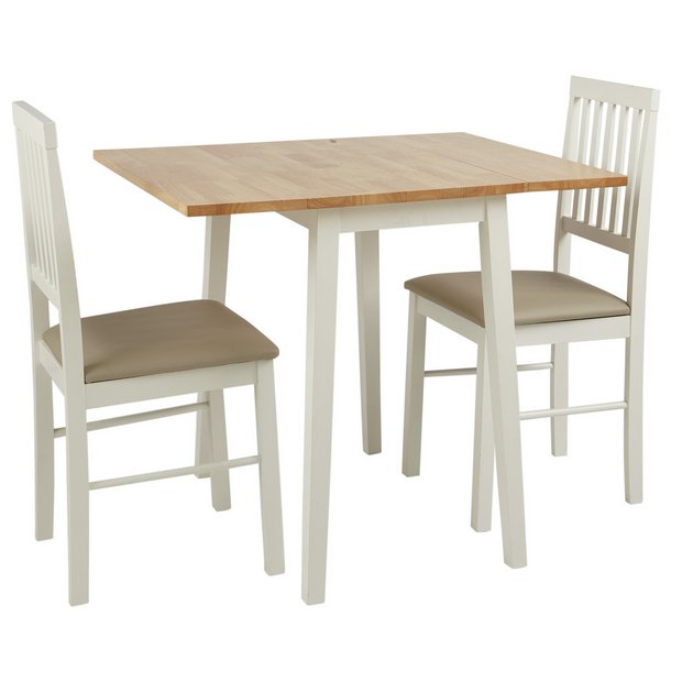 Buy HOME Kendall Extendable Wood Table & 2 Chairs -Two Tone | Space