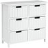 Premier Housewares New England Chest of Drawers - White