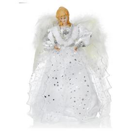 Angel Tree Topper - Silver and White