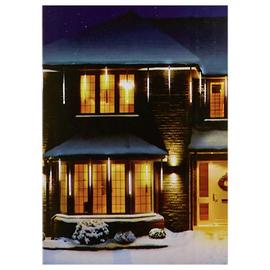 Premier Decorations 15 LED Shower Christmas Lights - White