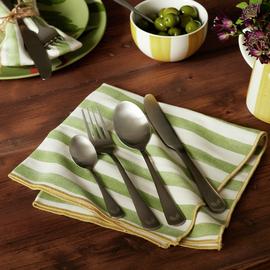 Habitat x Sanderson & National Trust 16pc Satin Cutlery Set