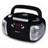 Groov-e Retro Boombox CD/Cassette Player with Radio - Black