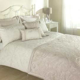 Julian Charles Paisley Natural Jacquard Duvet Cover - Single
