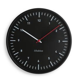 Habitat Analogue Wall Clock - Black