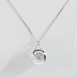 Revere Sterling Silver Pawprint Photo Locket Pendant
