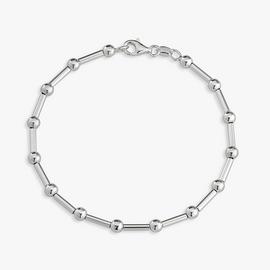 Revere Sterling Silver Bead Station Bracelet