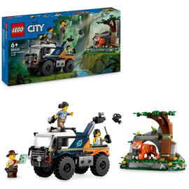 LEGO City Jungle Explorer Off-Road Truck & Toy Tiger 60426