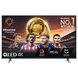 Hisense 75 Inch 75E7NQTUK Smart 4K UHD HDR QLED Freely TV