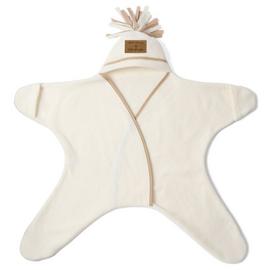 Clair De Lune Fleece Wrap Blanket - Cream