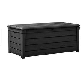 Keter Brightwood 454L Outdoor Garden Storage Box - Grey