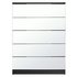 Argos Home Sandon 5 Drawer Chest - Black and Mirrored