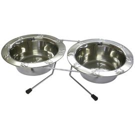 Rosewood Paw Dog And Cat Double Diner - Small
