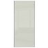 Sliding Wardrobe Door W61mm Soft White Glass