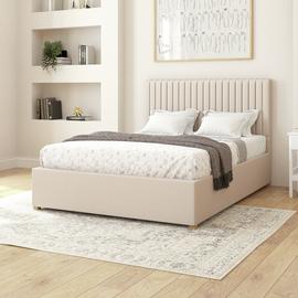 Aspire Grant Velvet Adjustable Bed Frame with Mattress