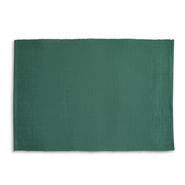 Habitat Green Ribbed Set of 4 Placemats