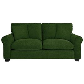 Argos Home Taylor Fabric 3 seater Sofa - Green
