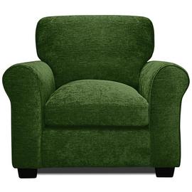 Argos Home Taylor Fabric Chair - Green