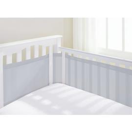 BreathableBaby 4 Sided Airflow Cot Liner - Grey
