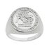 Revere Sterling Silver MensSaint George Medallion Ring