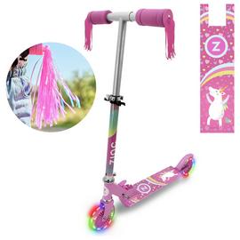 Zinc Explorer Unicorn Foldable 2 Wheel Scooter