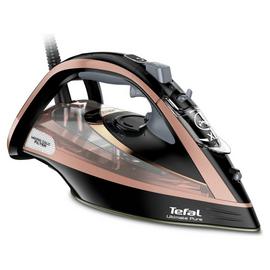 Tefal Ultimate Pure FV9845 Steam Iron - Black & Rose Gold