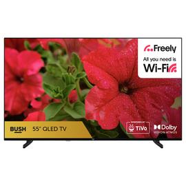 Bush 55 Inch 55QT24SB Smart 4K UHD HDR QLED TiVo Freely TV