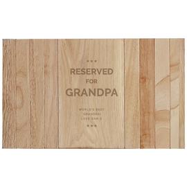 Personalised Message Reserved For Wooded Sofa Tray