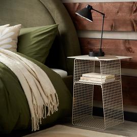 Habitat Cal Metal Bedside Table