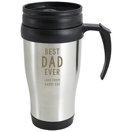 Personalised Message Stainless Steel Travel Mug - 400ml