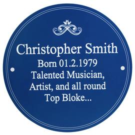 Personalised Message Heritage Plaque Decoration
