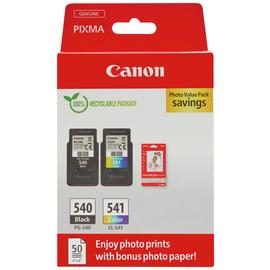 Canon PG-540 & CL-541 Ink Cartridges - Black & Colour