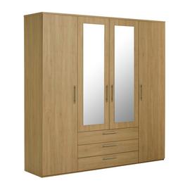 Argos Home Brisbane 4 Door 3 Drawer Wardrobe