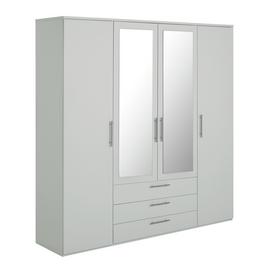 Argos Home Brisbane 4 Door 3 Drawer Wardrobe