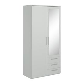 Argos Home Brisbane 2 Door 3 Drawer Mirror Wardrobe