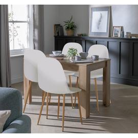 Argos Home Miami Dining Table & 4 Beni Chairs