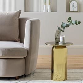Habitat Roman Side Table - Gold