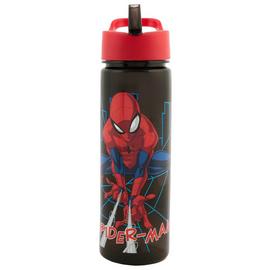 Spider-Man Black and Red Sipper Water Bottle - 600ml