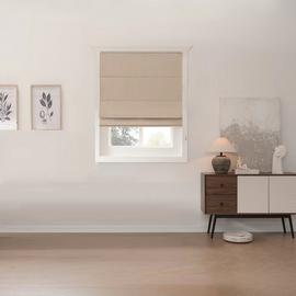 Little Black Book Blackout Natural Roman Blind
